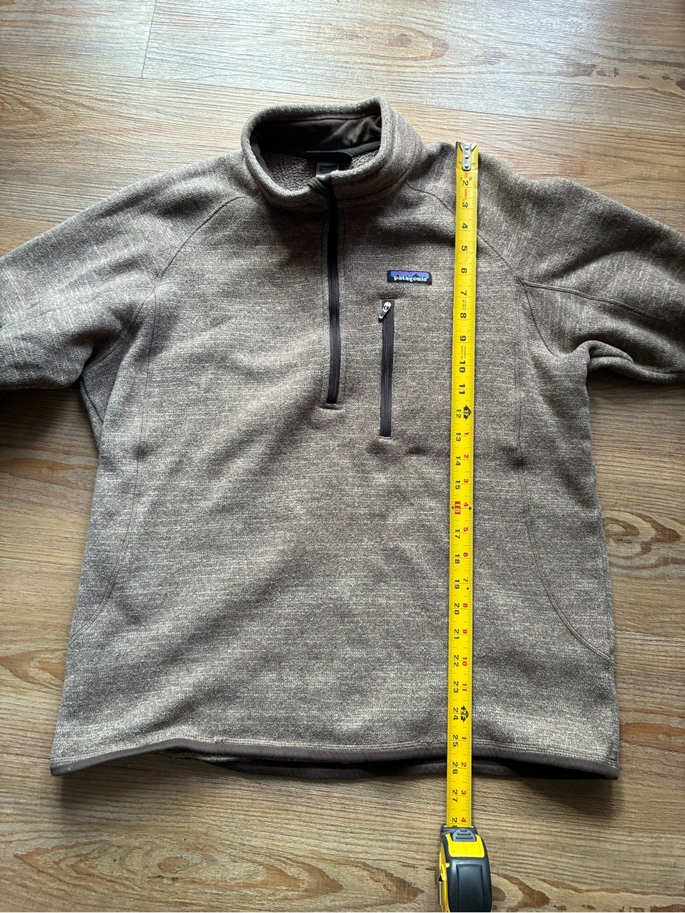 Patagonia Brown Quarter-Zip Better Sweater - Large - Picture 2 of 6